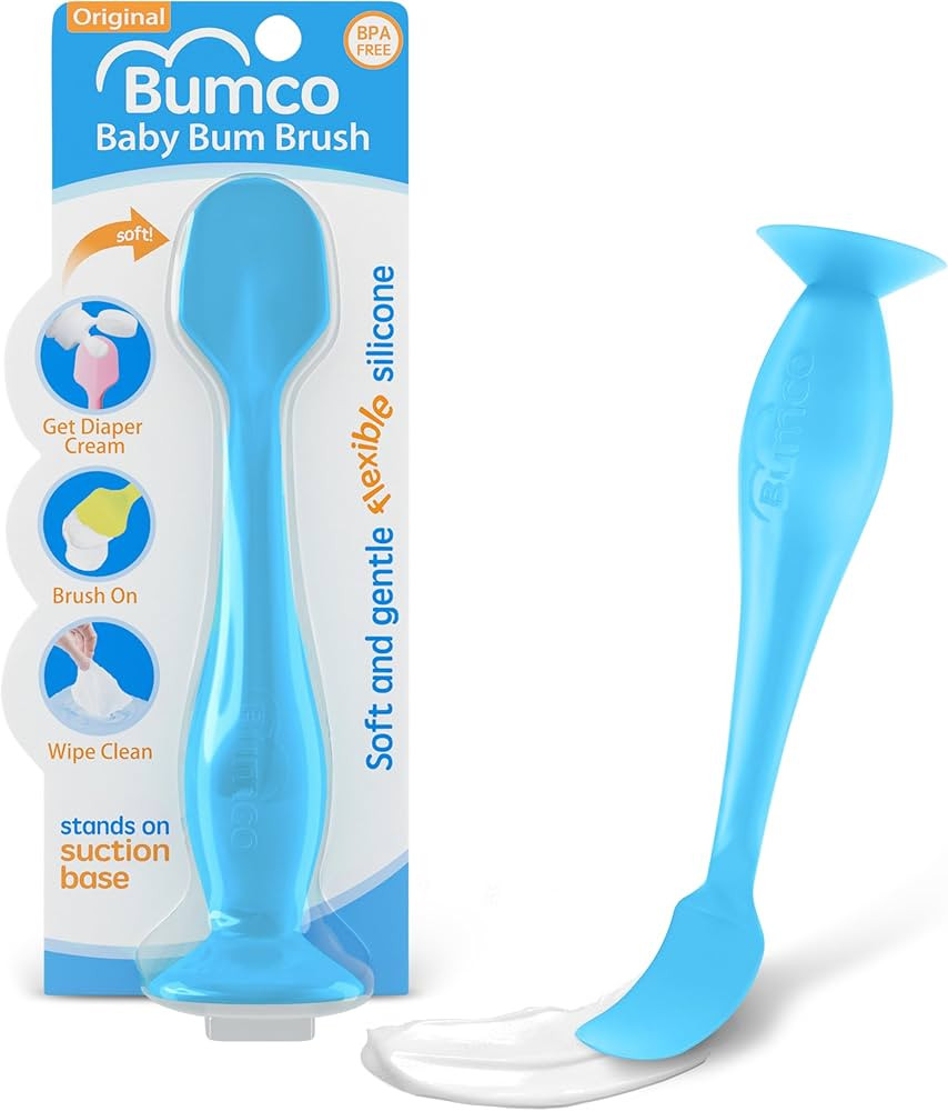 Bumco Diaper Cream Spatula - BPA-Free Diaper Bag Essentials, Soft Butt Spatula Baby, Mom-Invented... | Amazon (US)