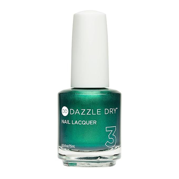 Dazzle Dry Nail Lacquer (Step 3) - Mistletoe - A metallic emerald green. Semi-sheer metallic. (0.... | Amazon (US)