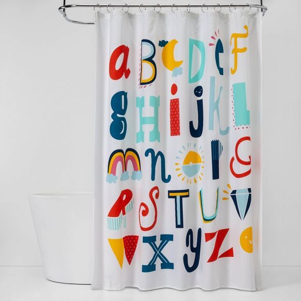 ABC's Shower Curtain - Pillowfort™ | Target