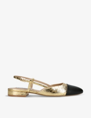 STEVE MADDEN - Belinda low-heel leather sling-back pumps | Selfridges.com | Selfridges