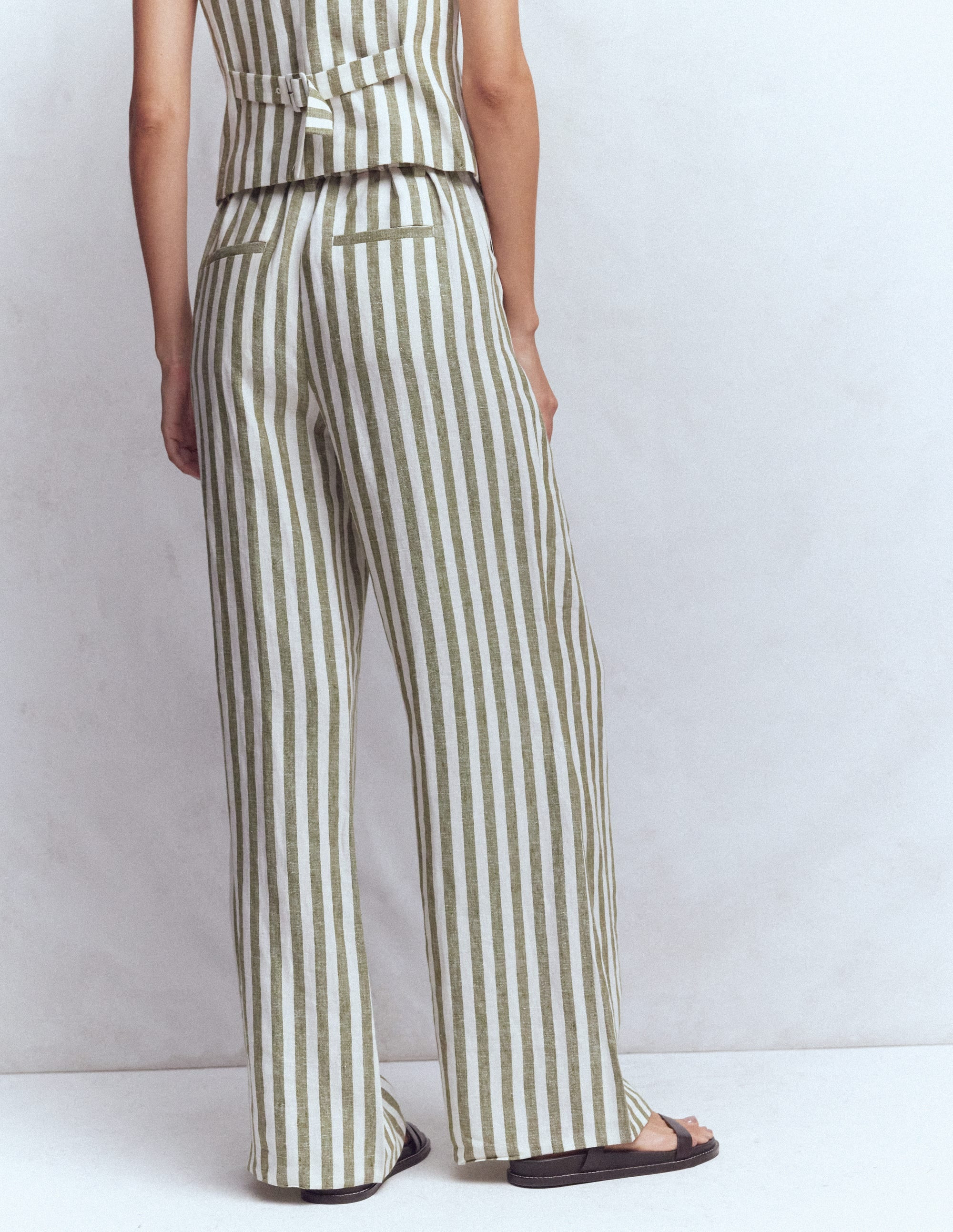 Kensington Linen Pants-Mayfly Stripe | Boden (US)