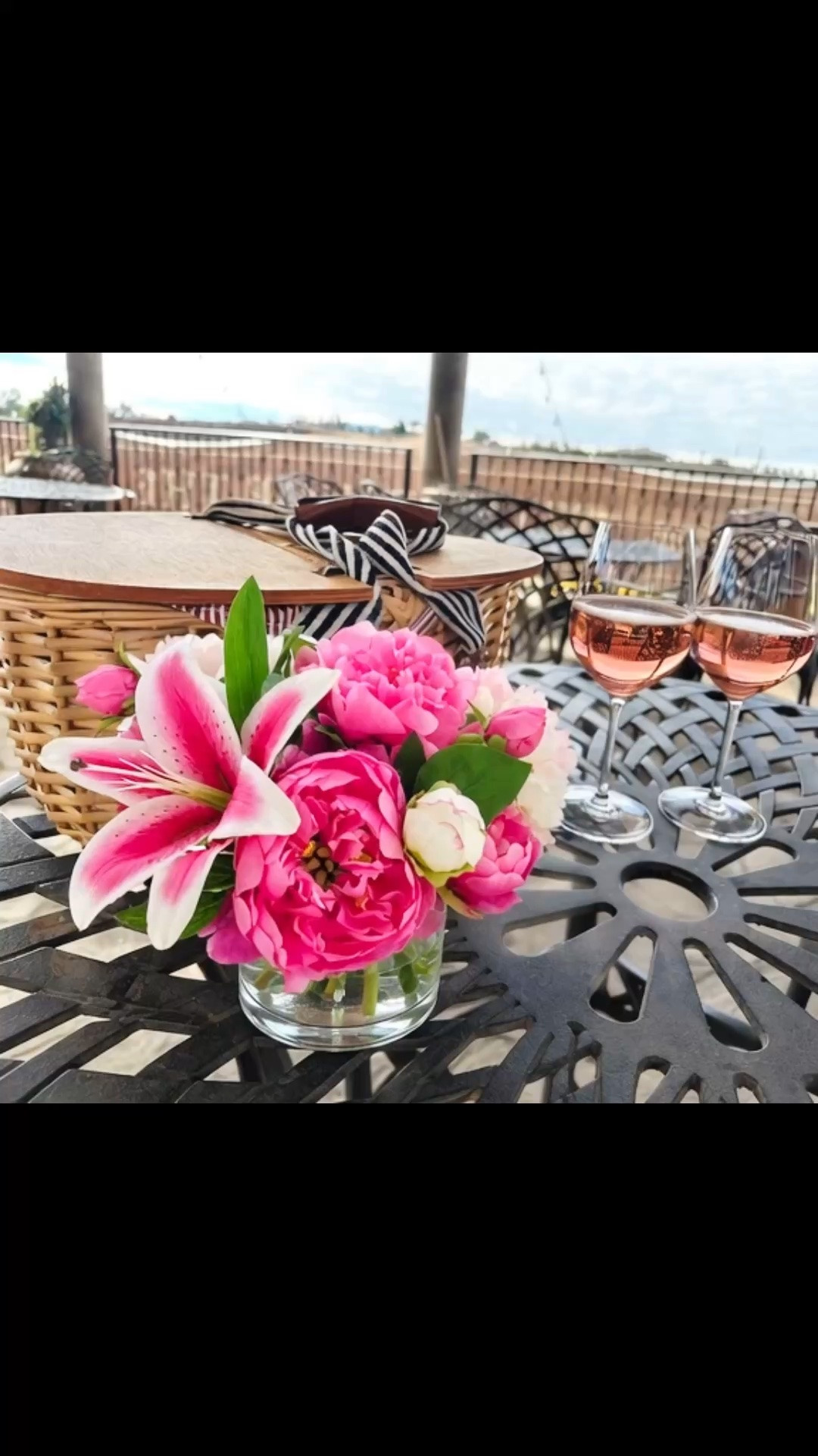 A relaxed rosé moment always feels more special with the right details. 🌸🥂

A chilled glass of sparkling rosé, a classic picnic basket, and a lush floral arrangement instantly turn an ordinary outdoor table into something that feels styled, inviting, and ready for a long-weekend afternoon. I especially love how flowers bring color, softness, and a sense of occasion to even the simplest setup — one arrangement can completely elevate the mood.

Paired with elegant wine glasses and soft pink bubbly, this is such an easy way to create a polished picnic moment for entertaining, date night, or a casual afternoon outdoors.

#LaborDayWeekend #PicnicStyle #FlowerArrangement #FloralArrangement #ArtificialFlowers #HomeDecor #OutdoorEntertaining #OutdoorDining #WineGlasses #RoseWine #SparklingRose #PicnicBasket #TableStyling #EntertainingAtHome #LTKHome #LTKSaleAlert

#LTKdayinmylife #LTKHome #LTKSaleAlert