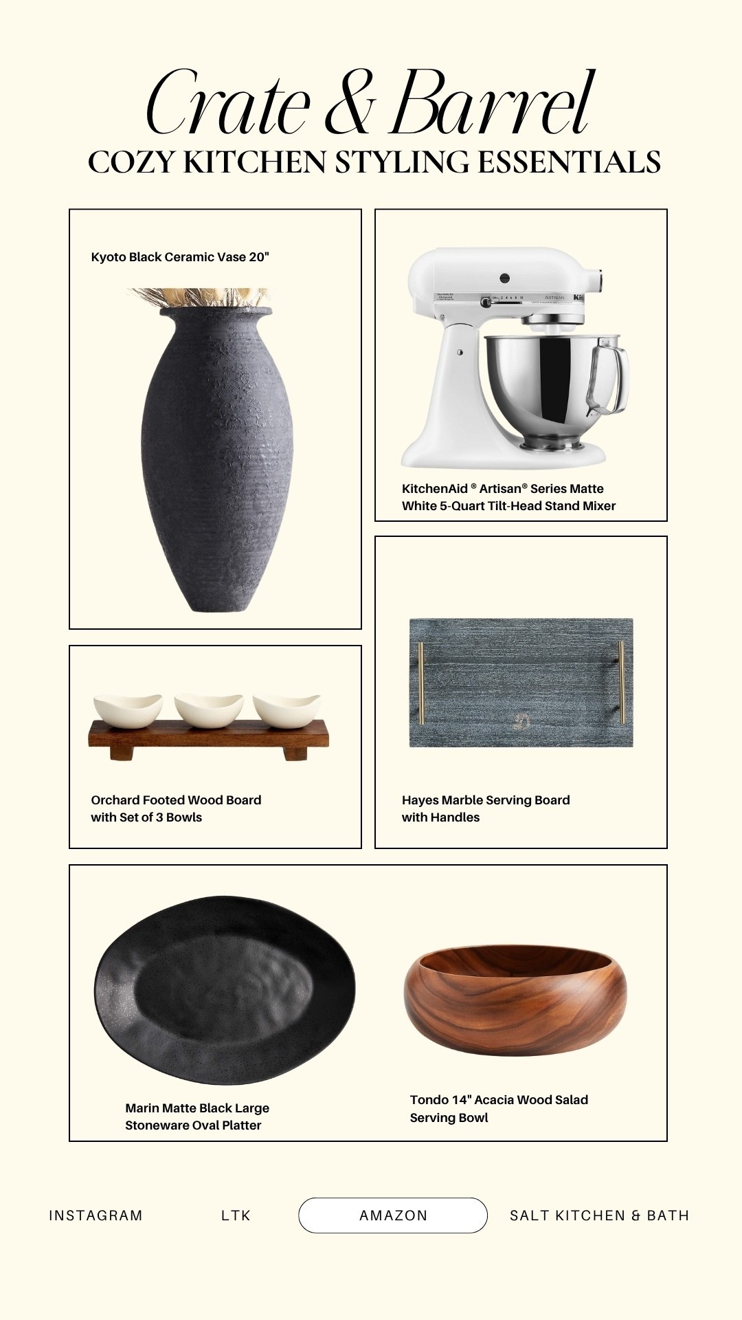 Rounded up my favorite Crate & Barrel pieces to instantly warm up your kitchen for the holidays. Think: marble, wood, ceramics, and all the elevated little details that make your space feel styled (but still livable).
Everything is linked in my LTK so you can shop the Black Friday deals while they last! 🤍

#CrateAndBarrelFinds #KitchenStyling #CozyKitchen #LTKSale

#LTKCyberWeek #LTKHome #LTKHoliday