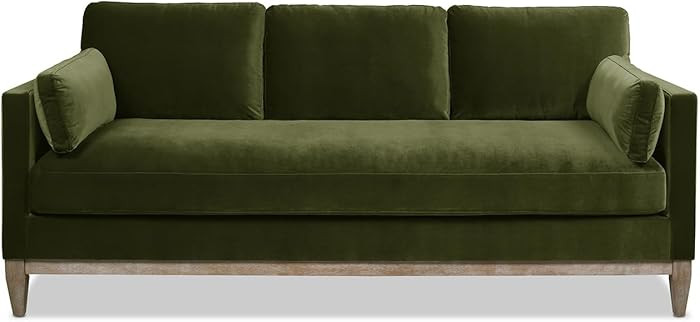 Jennifer Taylor Home Knox 84" Modern Farmhouse Performance Velvet Living Room Sofa Couch | Amazon (US)