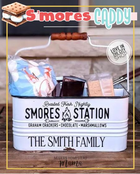 S’mores caddy: Customized S’mores Station with your family name🏕️

Handmade on Etsy✨

Camping must-haves, family vacation, campfire, cute Etsy must-haves, dotd

#LTKhome #LTKfindsunder50 #LTKfindsunder100
