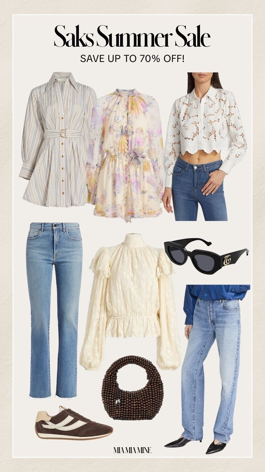 Saks designer sale - save up to 70% off Zimmermann, l’agence, frame and more

#LTKSaleAlert #LTKOver40 #LTKSeasonal