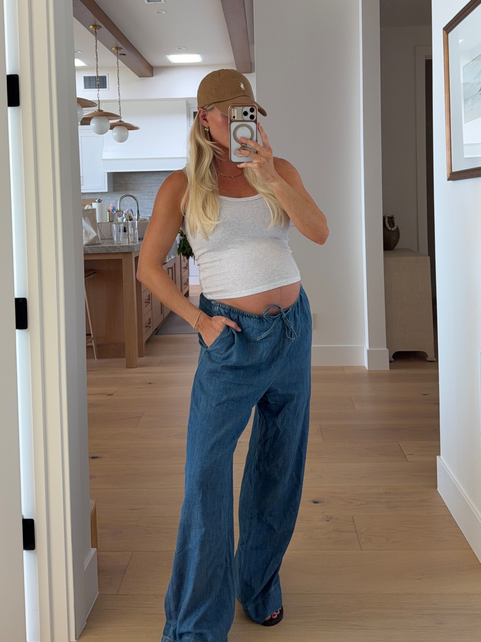 Med in tank & pants!