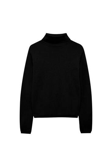 PULL MAILLE COL ROULÉ | PULL and BEAR FR