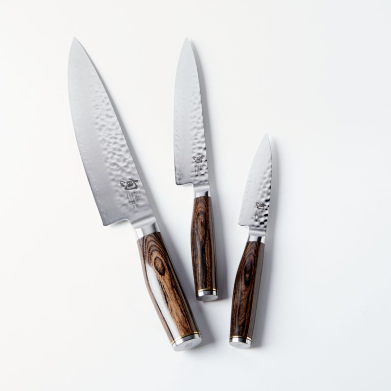 Shun Premier 3-Piece Starter Set + Reviews | Crate & Barrel | Crate & Barrel