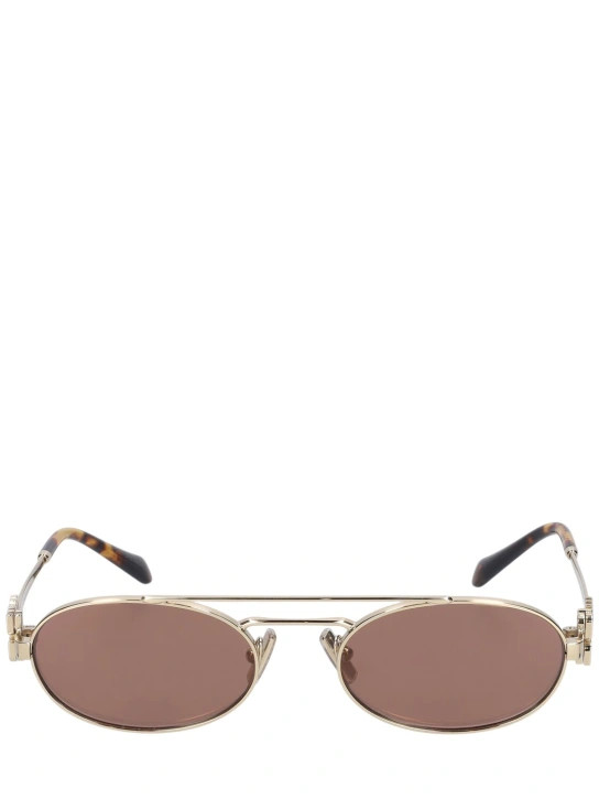 Round metal sunglasses | Luisaviaroma