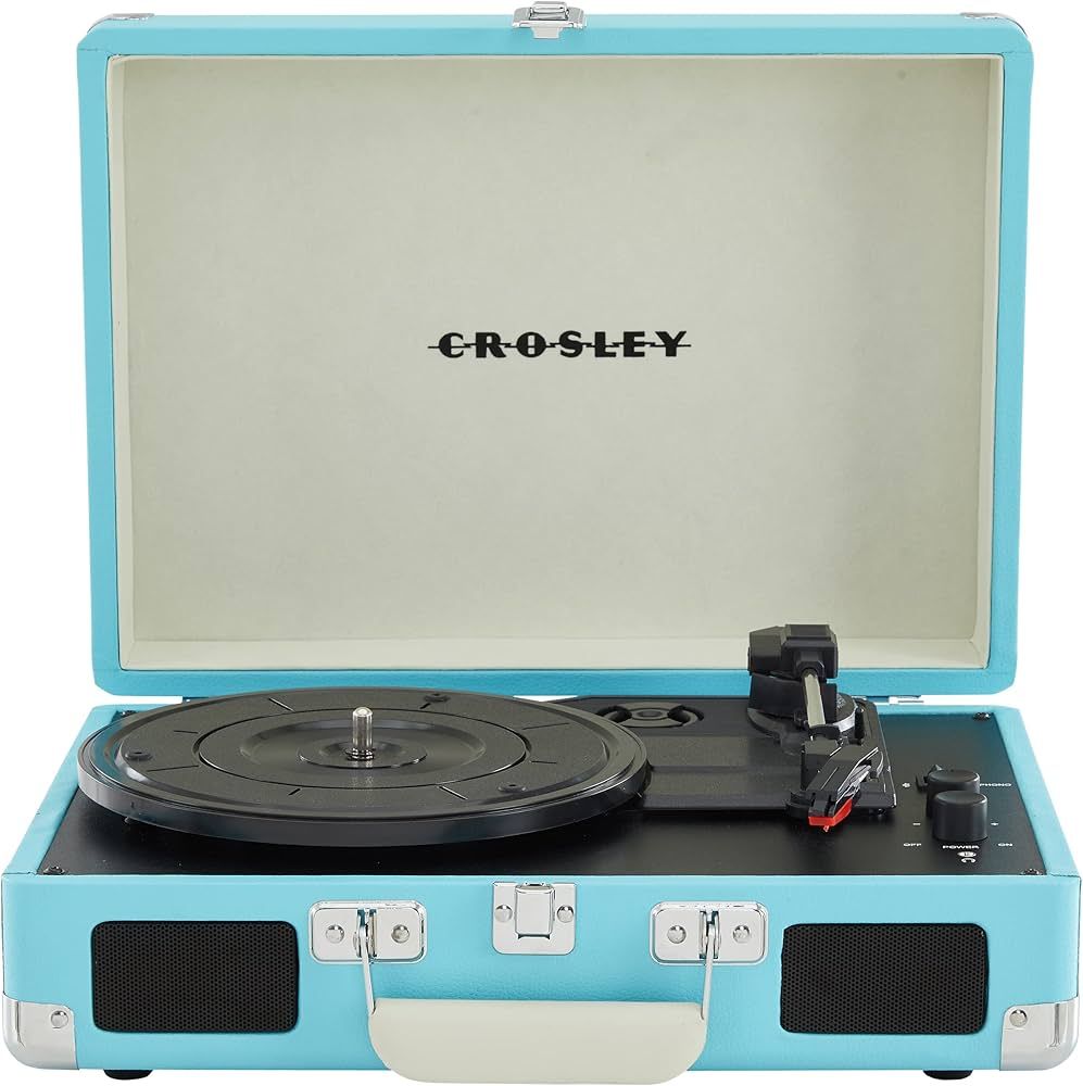 Crosley CR8005F-TU Cruiser Plus Vintage 3-Speed Bluetooth in/Out Suitcase Vinyl Record Player Tur... | Amazon (US)