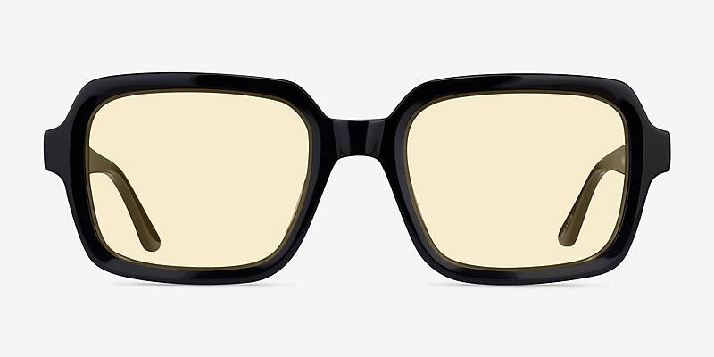 Resort - Square Black Frame Prescription Sunglasses | Eyebuydirect | EyeBuyDirect.com