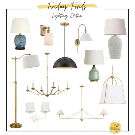 In honor of my new lighting basics guide we’re doing a special Friday finds! Whether you need a table lamp, sconce, pendant, chandelier, or vanity light, I have you covered!

#LTKHome