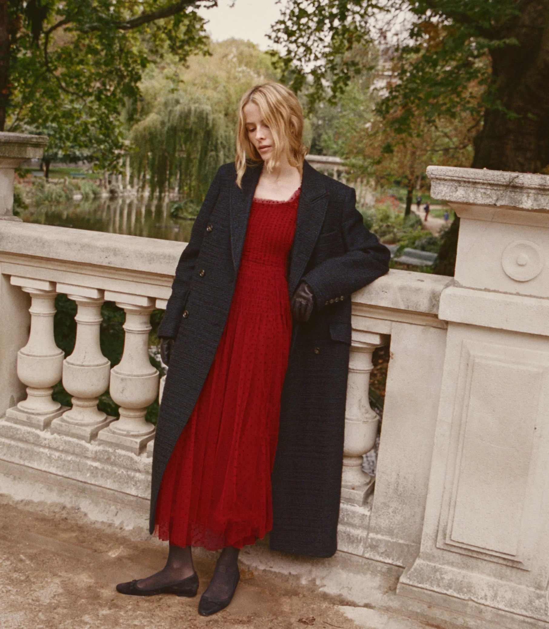 Pamelina Dress - Rosso | DÔEN | DOEN