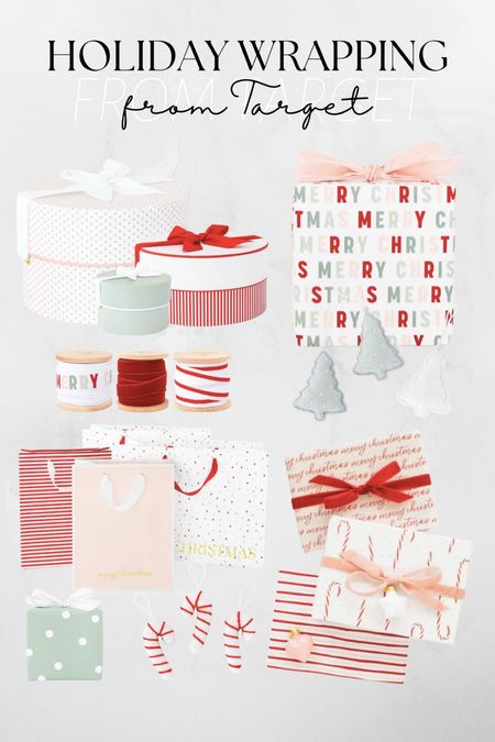 Target Christmas wrapping paper!
Gift wrap, holiday wrapping, ribbon, gift bags 

#LTKunder50 #LTKHoliday #LTKSeasonal