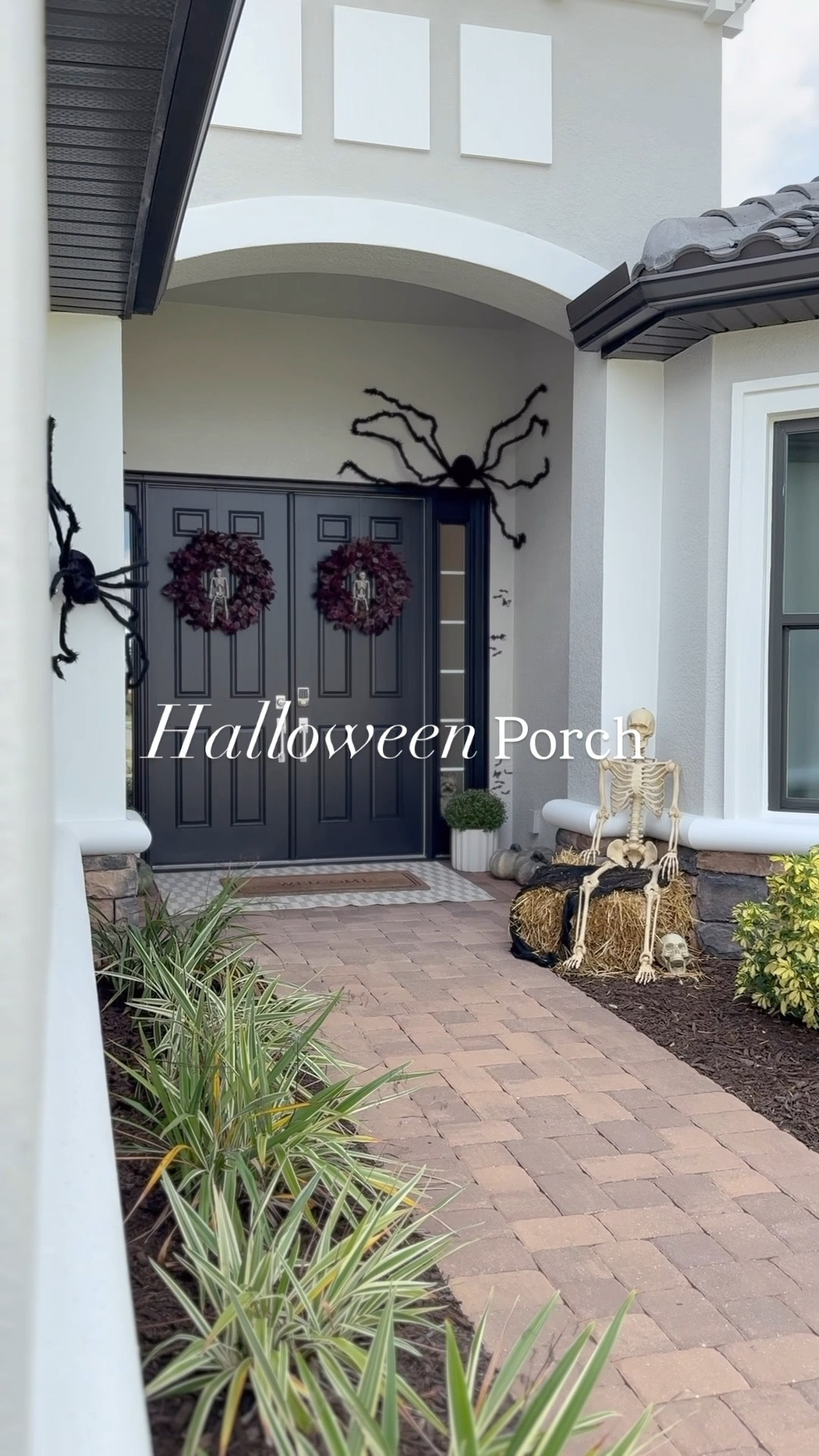 Happy Halloween, friends! 🕸️

This year's Halloween Front Porch is so simple but fun! Love these large spiders🕷️ and of course Frank made his appearance 💀 

#falldecor #halloween #halloweenporch #spookyseason #porchdecor #Itkhalloween #Itkhome #halloweendecor #target #targetfinds

#LTKHalloween #LTKHome