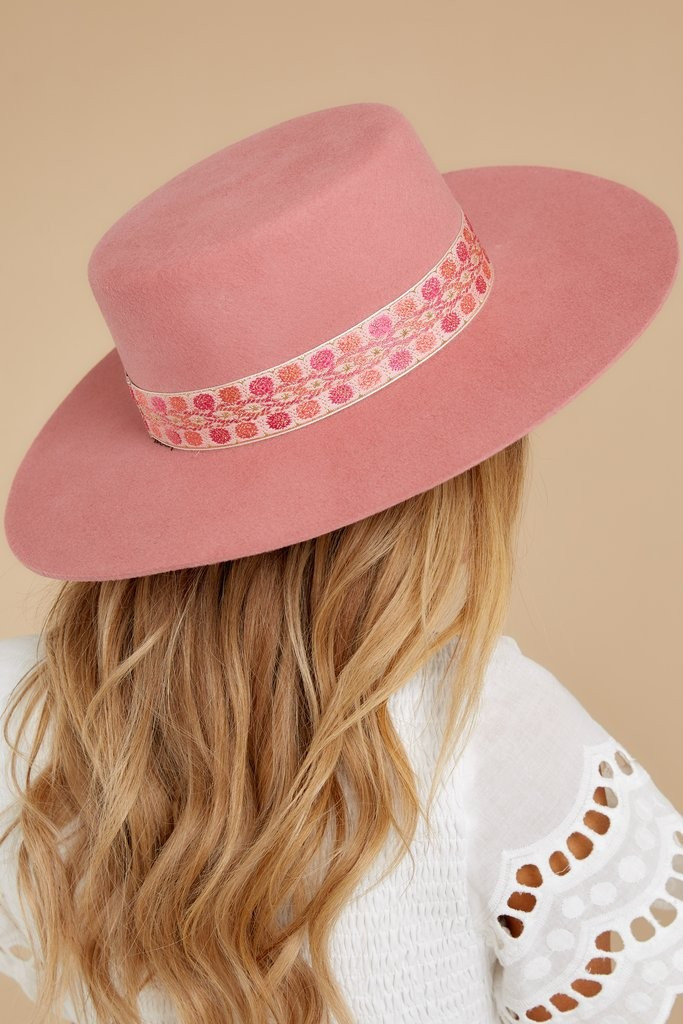 Sierra Rose Hat | Red Dress 