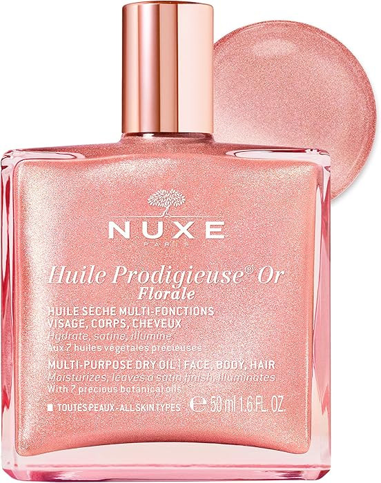 Nuxe Huile Prodigieuse Floral Shimmering Multi Purpose Dry Oil for Face Body. Luxurious Radiant G... | Amazon (US)