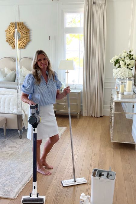 How I clean my oil rubbed wood floors. I vacuum with this Tinco vacuum, mop once every two weeks with the joymoop and clean up spills with the Tinco wet mop 

#LTKhome