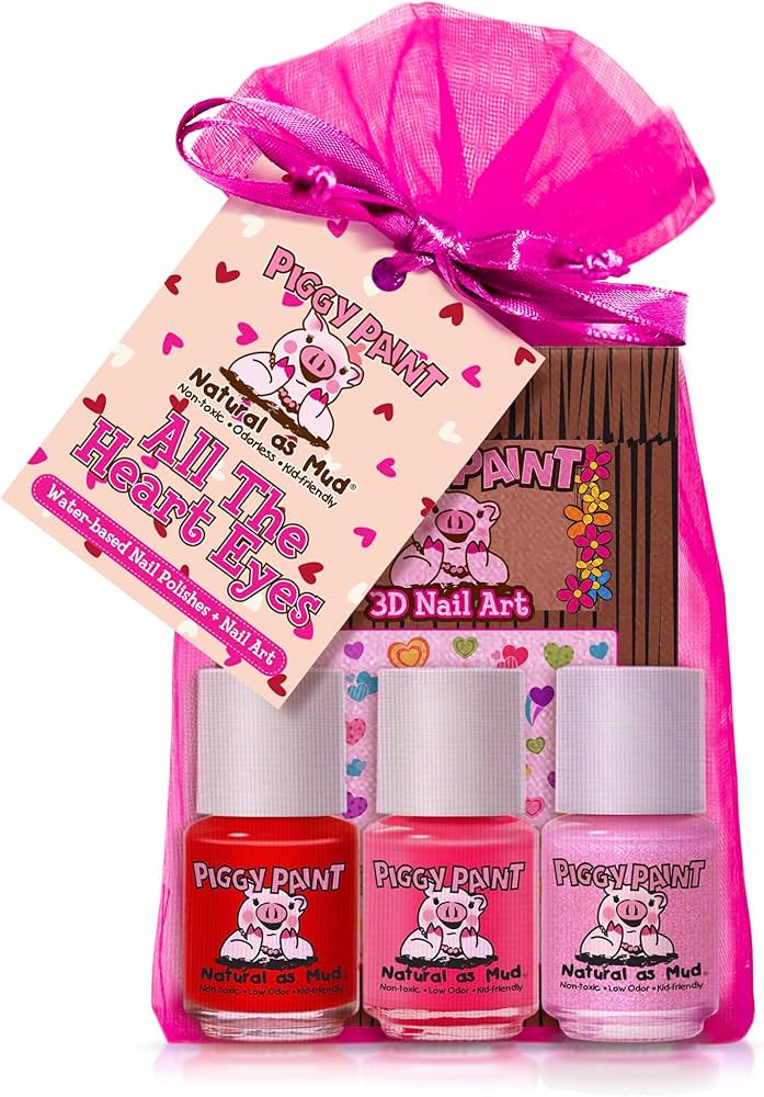 Piggy Paint | 100% Non-Toxic Girls Nail Polish | Safe, Cruelty-free, Vegan, & Low Odor for Kids |... | Amazon (US)