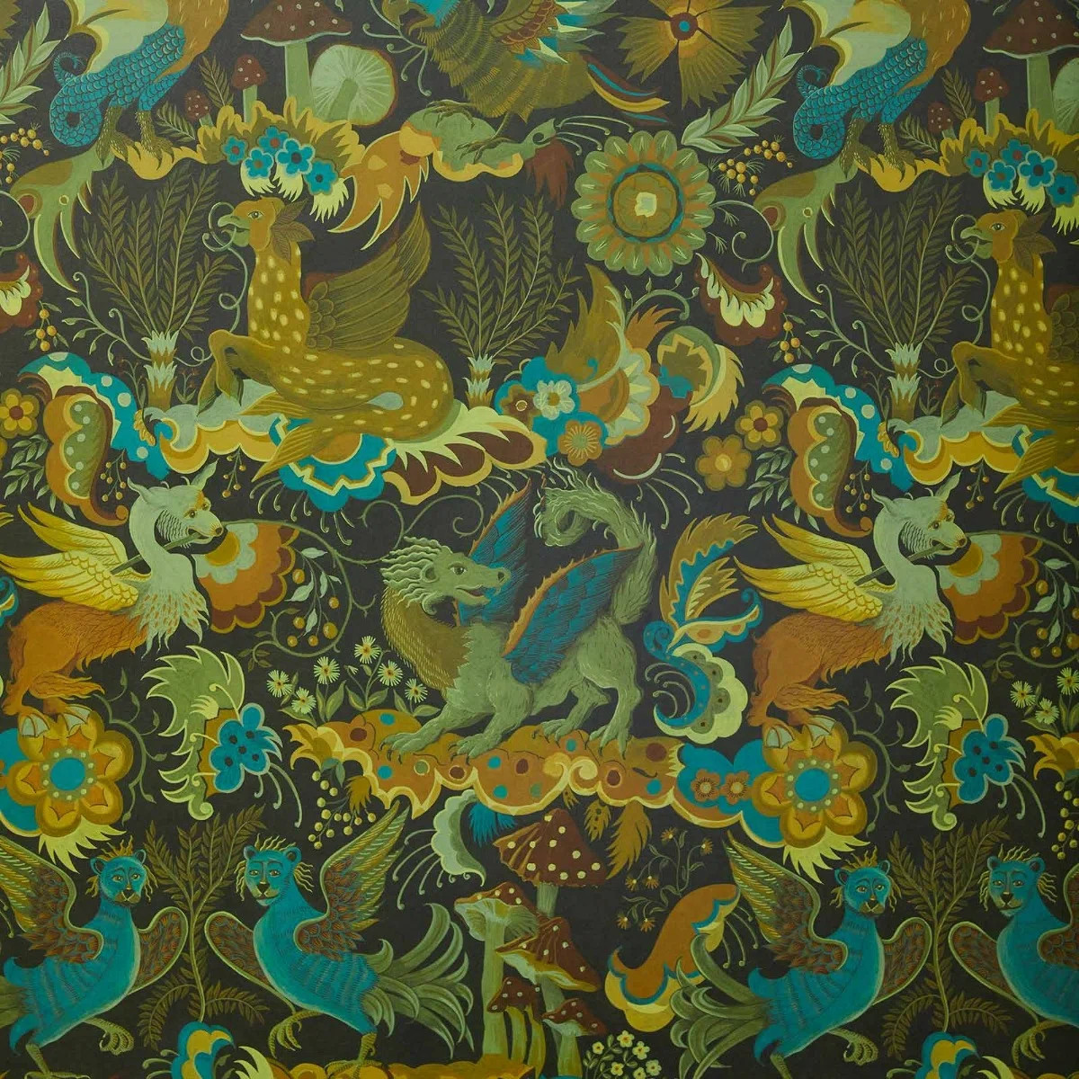 Phantasia 9.84' L x 70.87" W Wallpaper Roll | Perigold