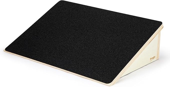 Wooden Slant Board for Squats & Calf Stretching – 19.6" Extra-Wide Non-Slip Surface, 1000 lbs C... | Amazon (US)