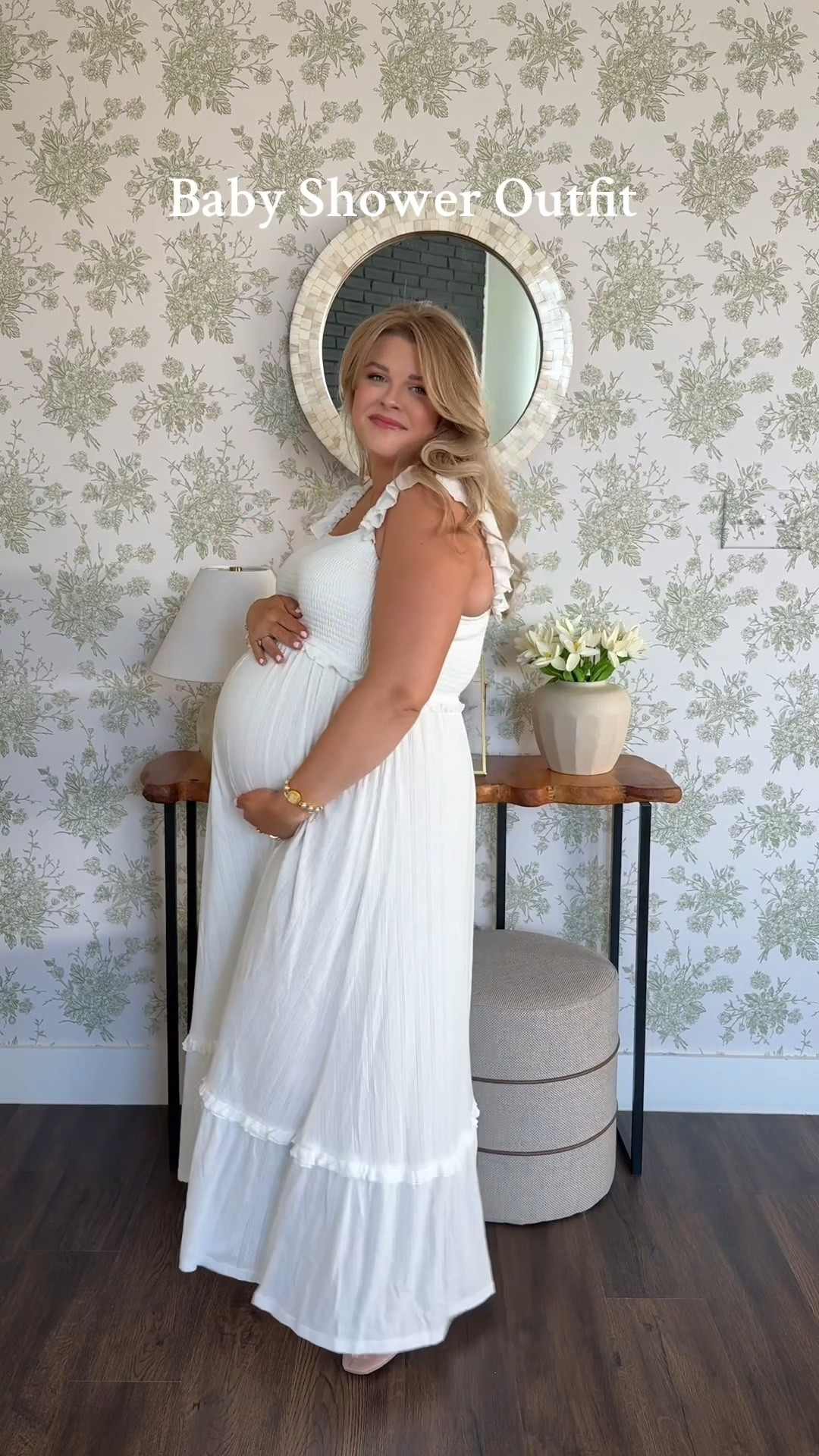 Baby shower outfit for baby girl! Maternity fashion, maternity dress, shower dress 

#LTKBump #LTKMidsize #LTKBaby