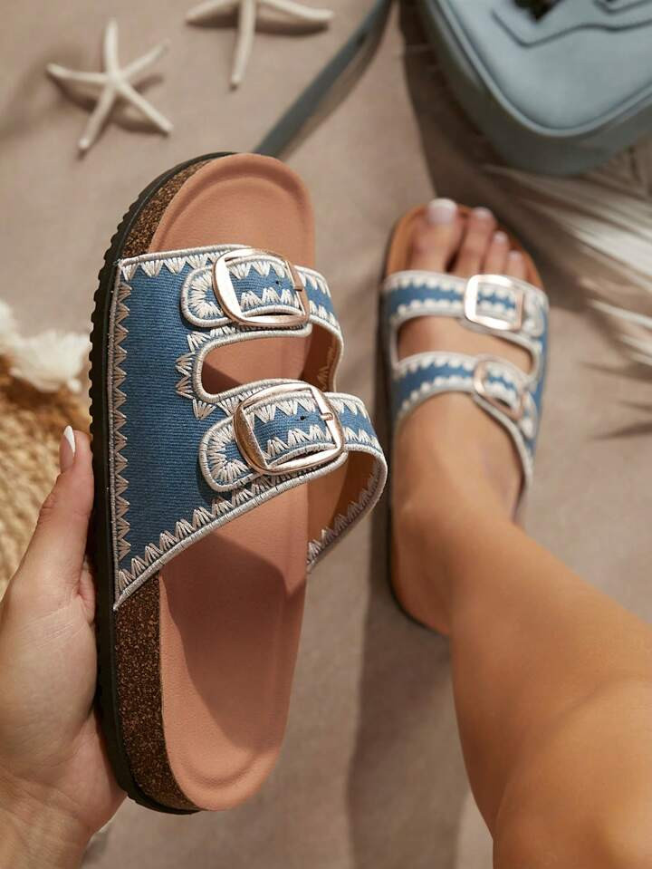 Women's Fashionable And Versatile Flat Sandals | SHEIN