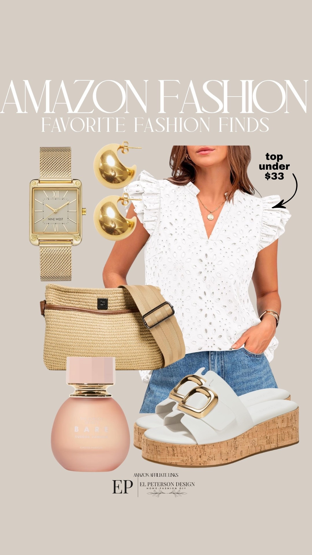 Amazon Fashion
Watch
Earrings
Perfume
Purse
Top
Sandals