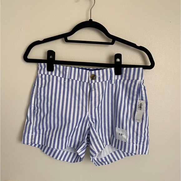 Old Navy, Size 0,  Blue and White Striped Beachy Shorts | Poshmark