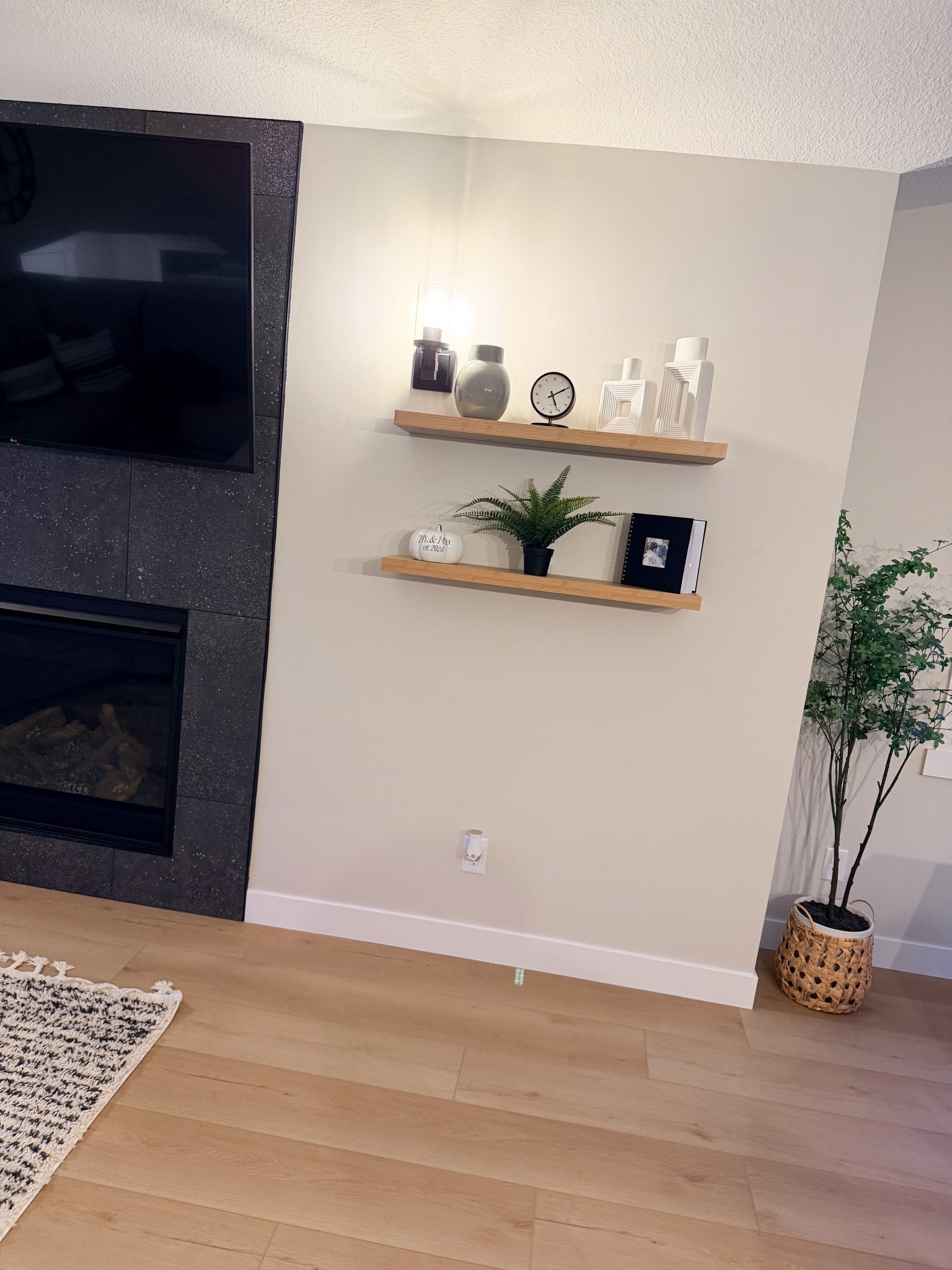 LOVE these floating shelves! So easy to hang and they look so sleek!! 

#LTKHome #LTKdayinmylife