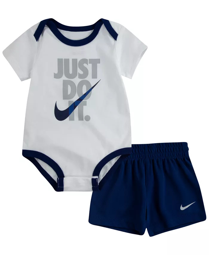 Baby Boys Dri-Fit Icon T-shirt and Mesh Shorts Set | Macy's