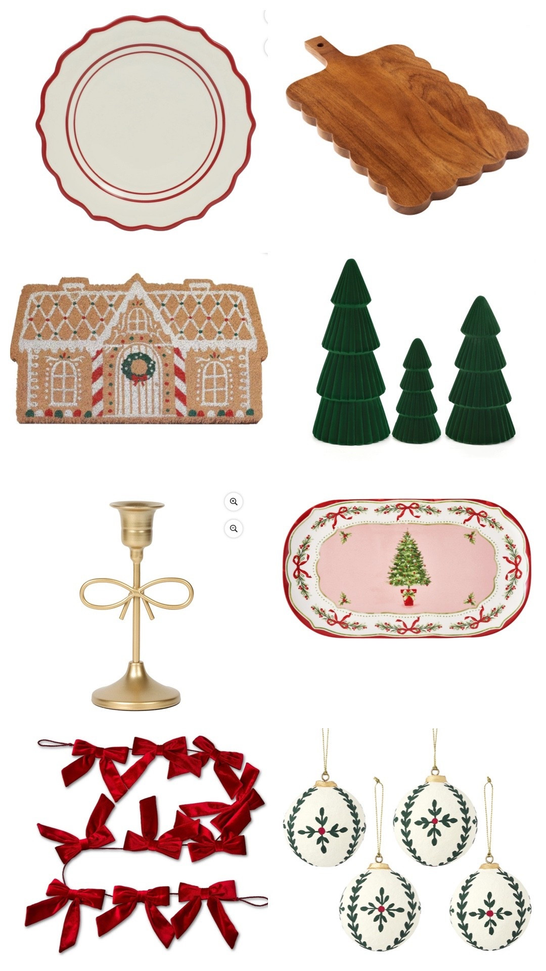 Walmart Christmas decor - bows and trees, pink and green decorations and tableware 

#LTKFindsUnder100 #LTKHoliday #LTKFindsUnder50