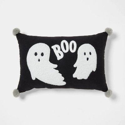 Falloween Ghosts Halloween Lumbar Decorative Pillow - Hyde & EEK! Boutique™ | Target