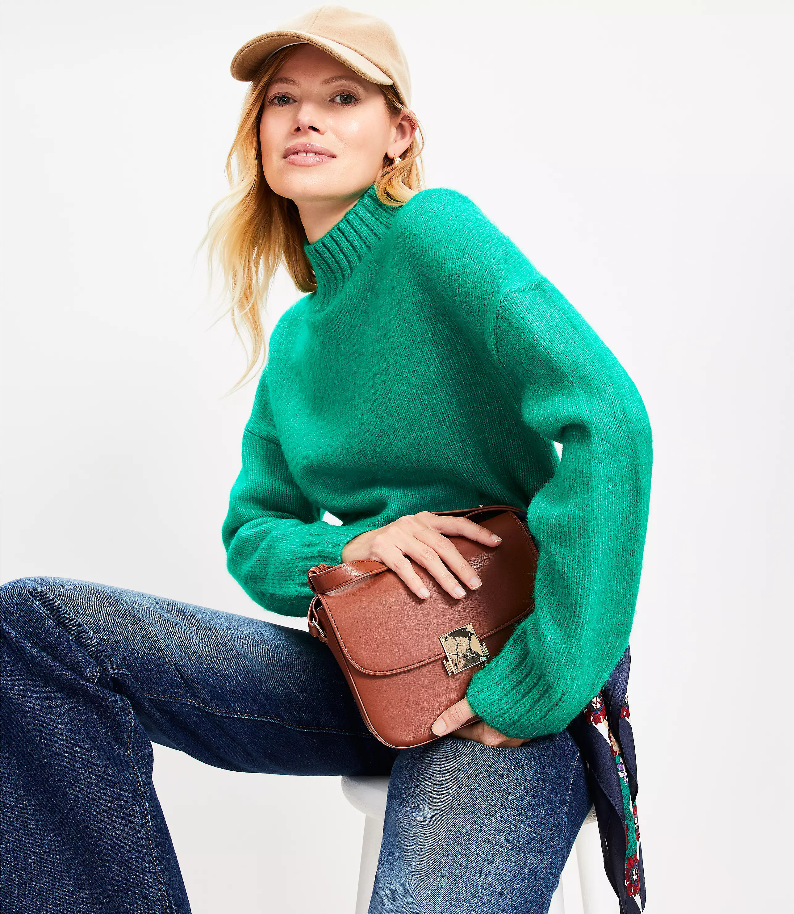 Modern Turtleneck Sweater | LOFT