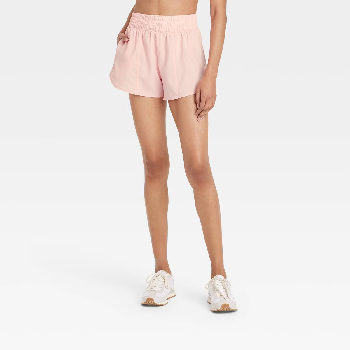 Women's Woven Mid-Rise Run Shorts 3" - All In Motion™ | Target