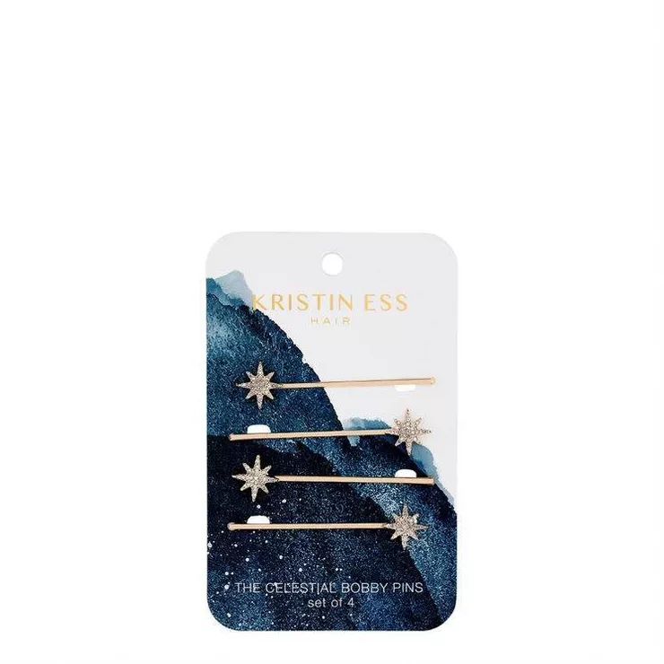 Kristin Ess Celestial Bobby Pins - 4ct | Target