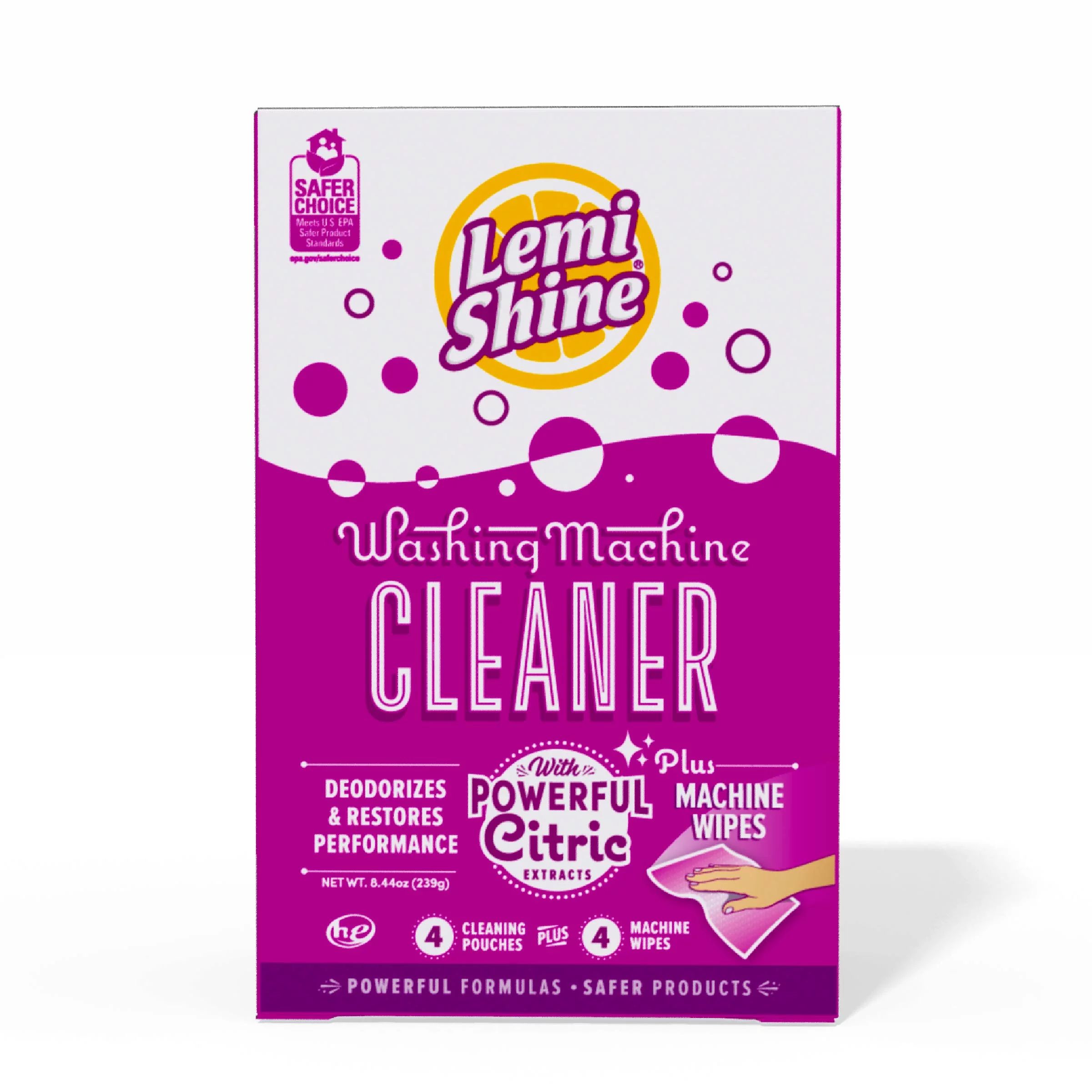 Lemi Shine Washing Machine Cleaner, Removes Build-up and Deodorizes, 4 ct. - Walmart.com | Walmart (US)