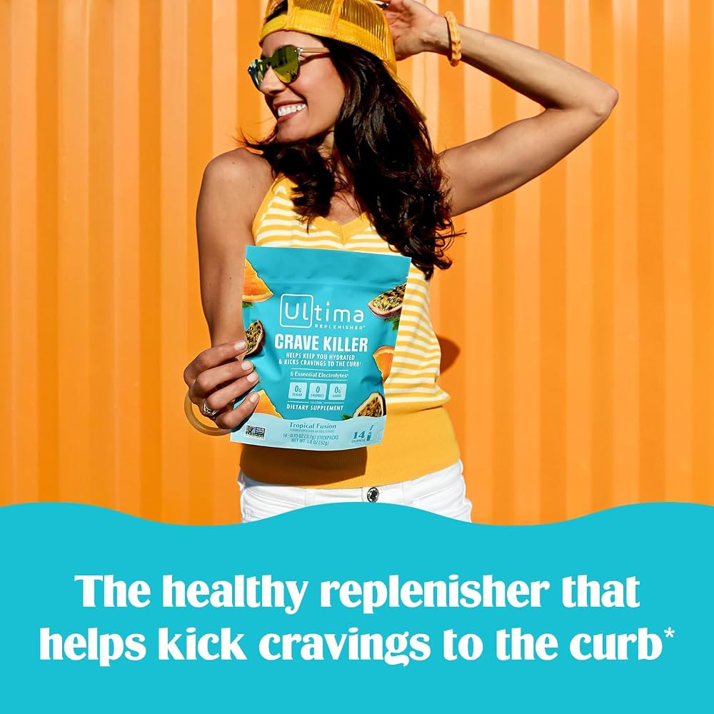 Amazon.com: Ultima Replenisher Crave Killer Supplement and Electrolytes Powder \u2013 Tropical Fu... | Amazon (US)