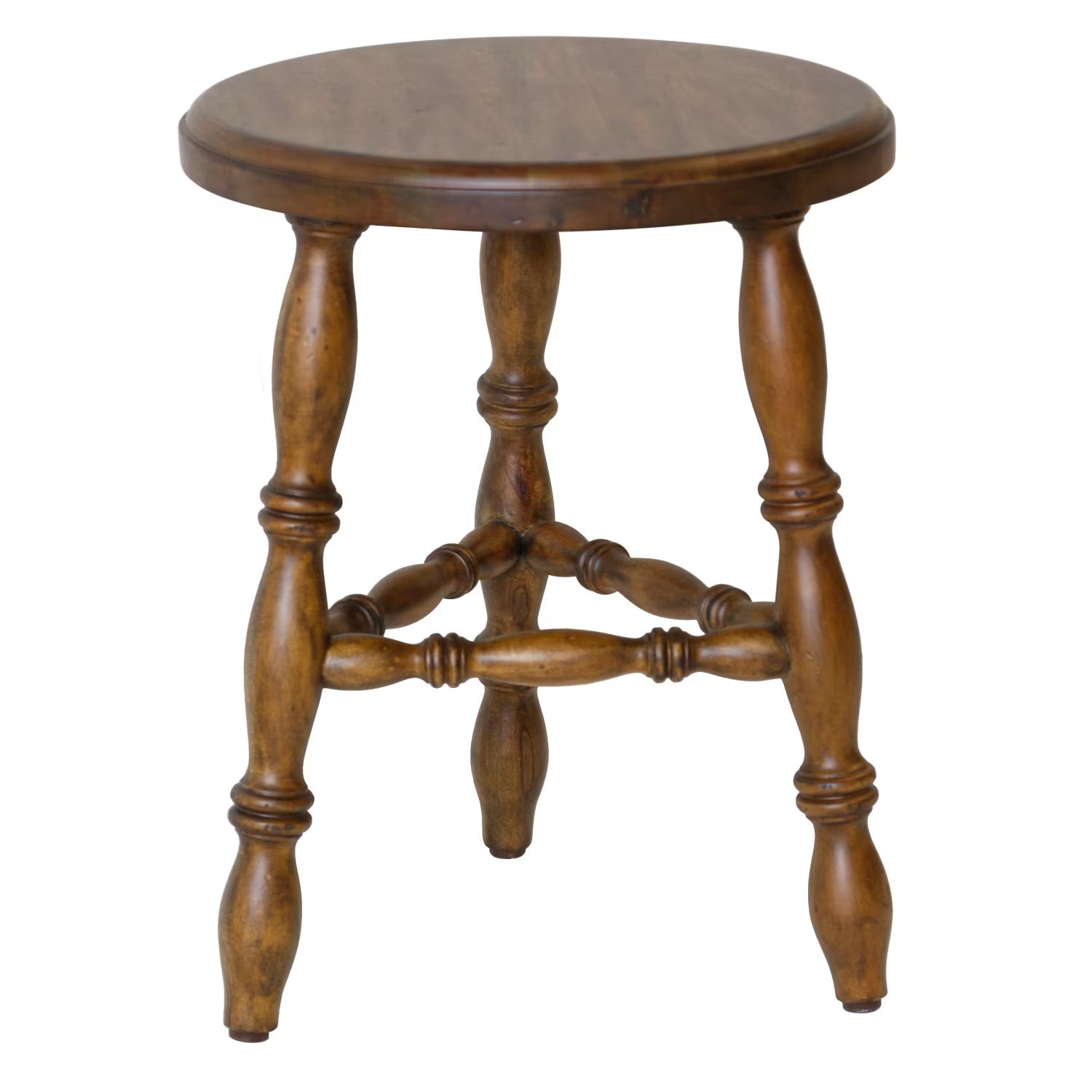 Lavinia Turned Leg Stool (short) | Magnolia