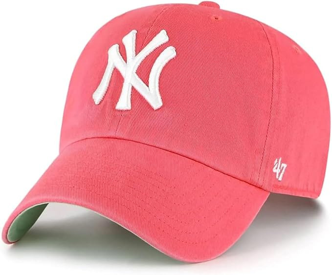 47 New York Yankees Primary Logo Ballpark Clean Up Dad Hat Baseball Cap - Multiple Colors | Amazon (US)