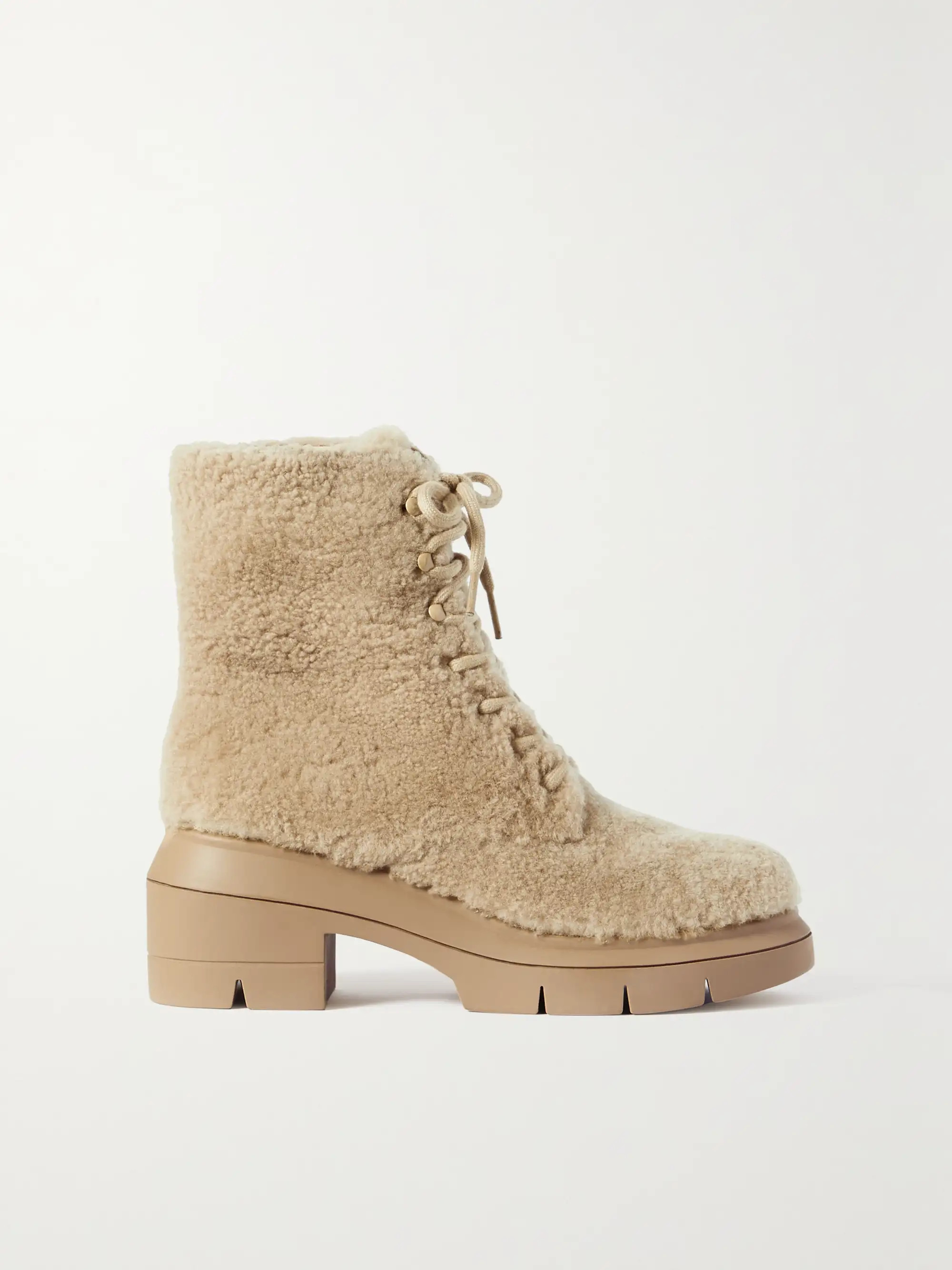 Nisha Chill shearling ankle boots | NET-A-PORTER (US)