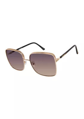Steve Madden Women's Atlis Sunglasses, Gold | Belk