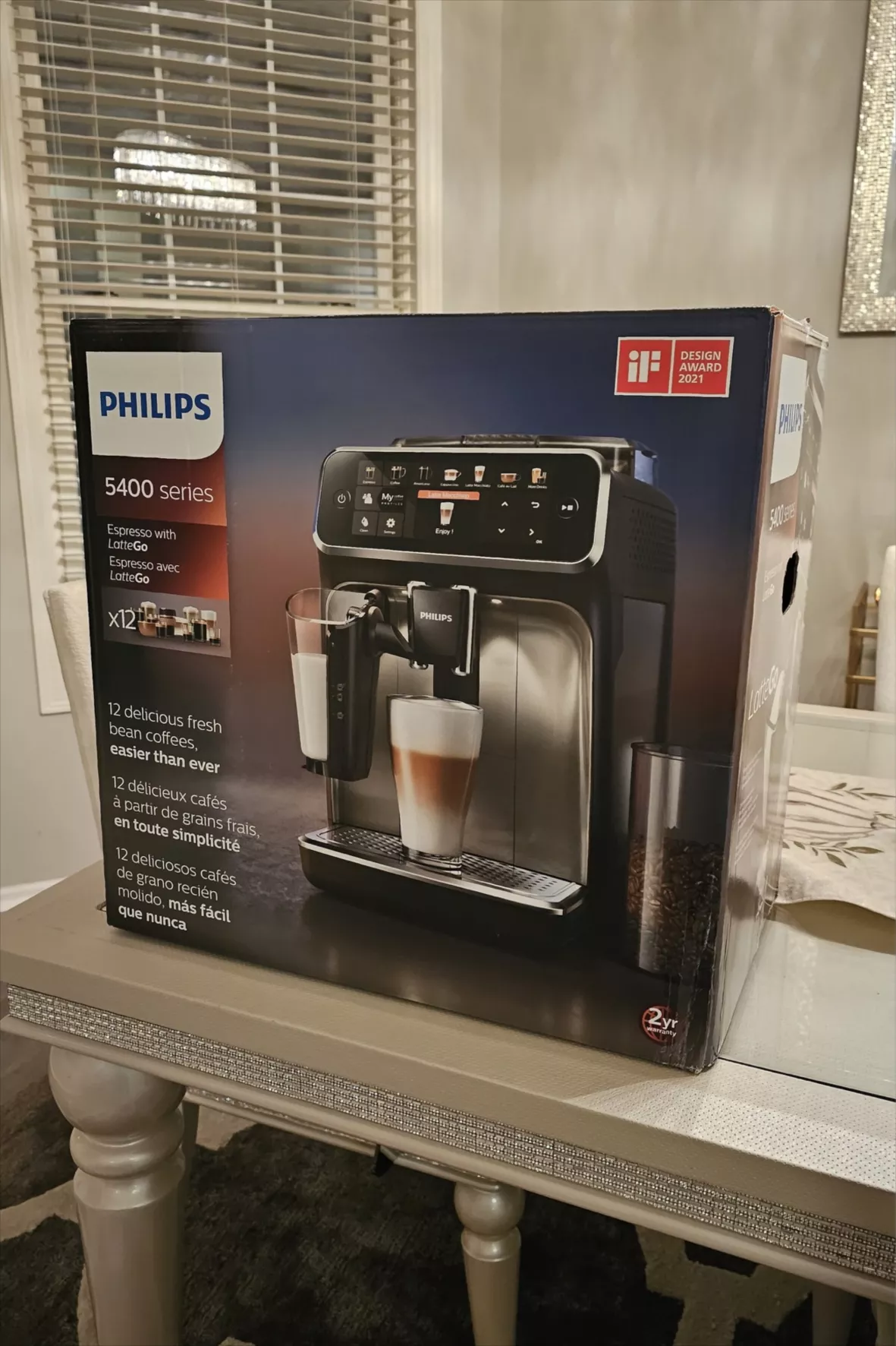 Série 5400 Philips avec LatteGo Machine Espresso