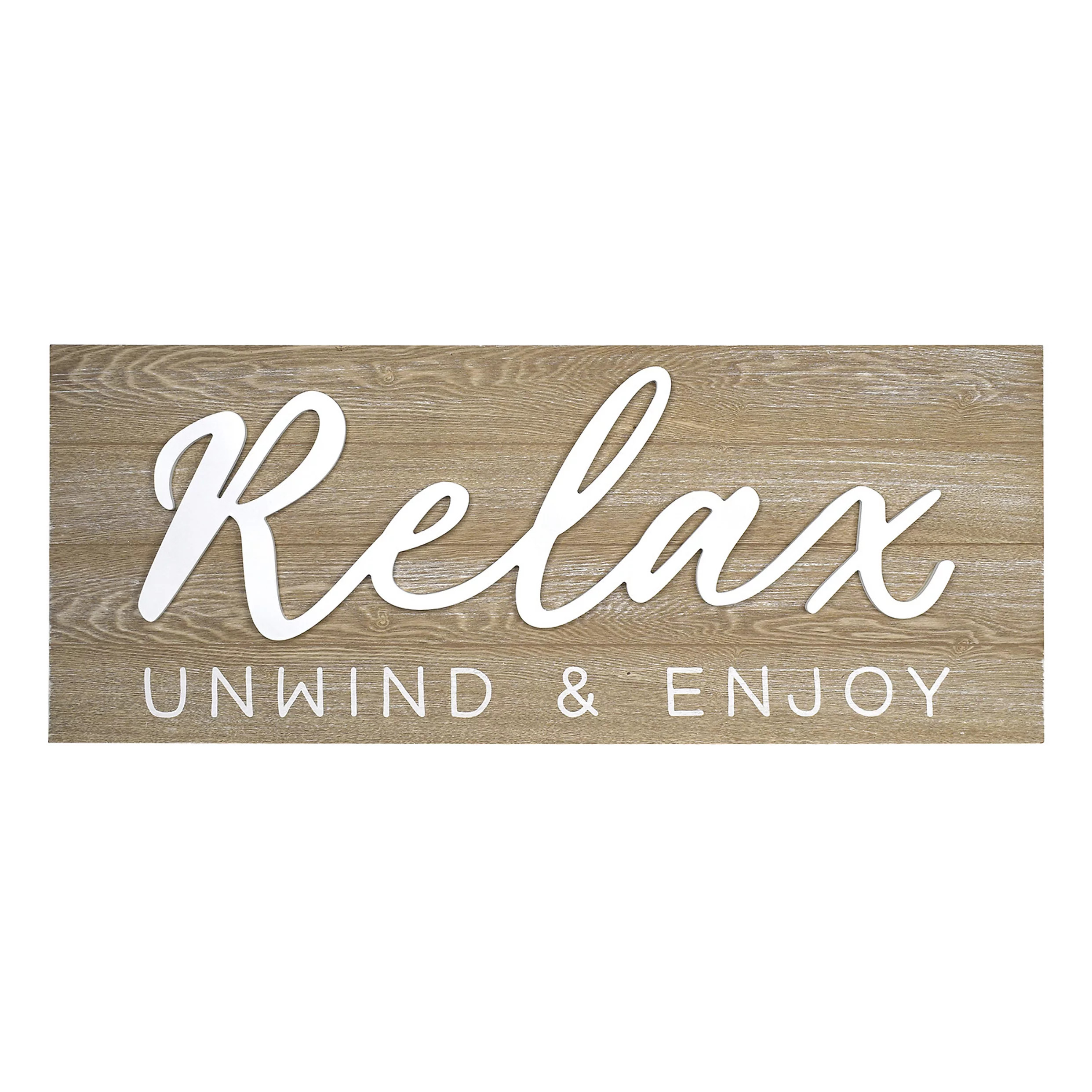 New View Gifts & Accessories Relax Raised Word Wall Decor | Kohl's