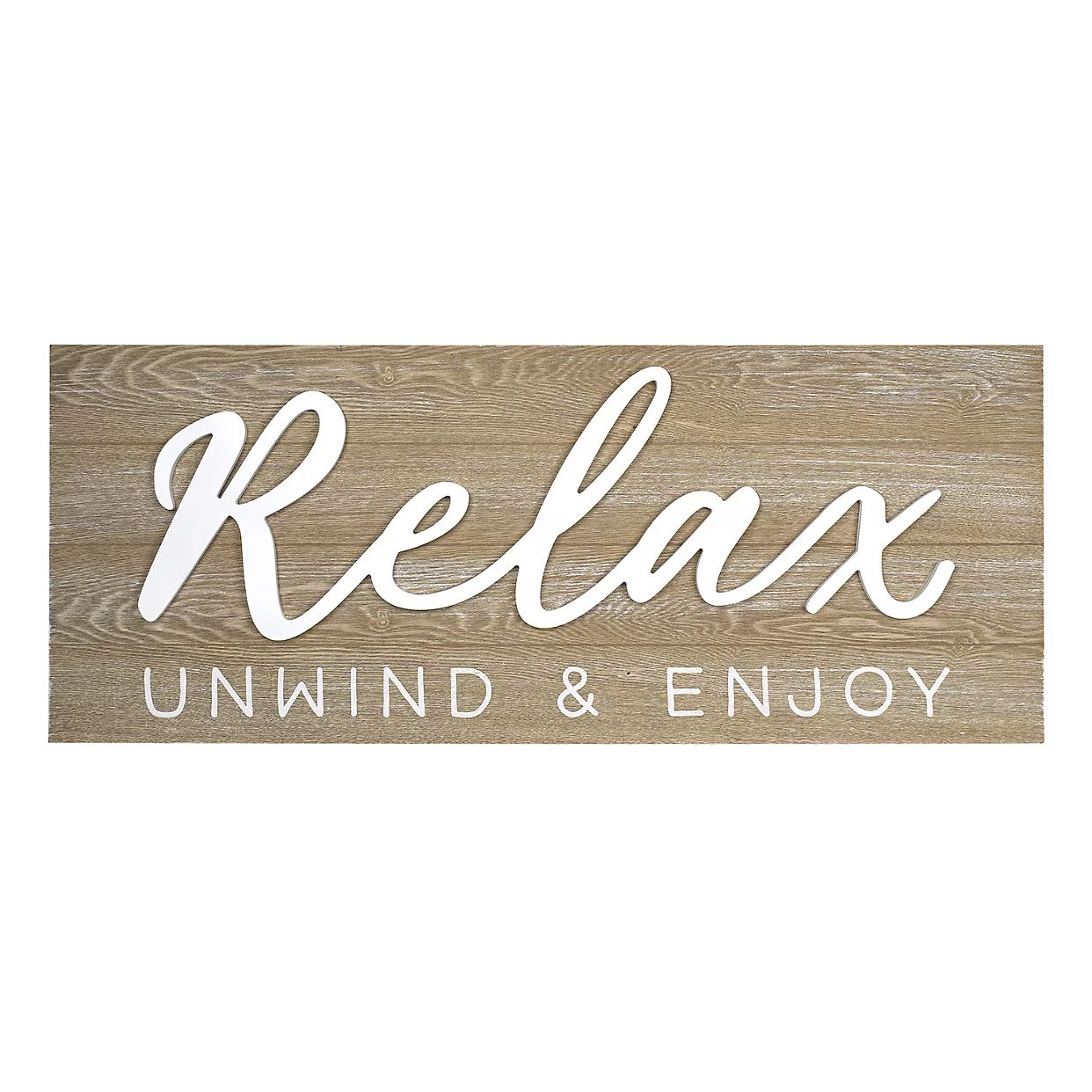 New View Gifts & Accessories Relax Raised Word Wall Decor | Kohl's