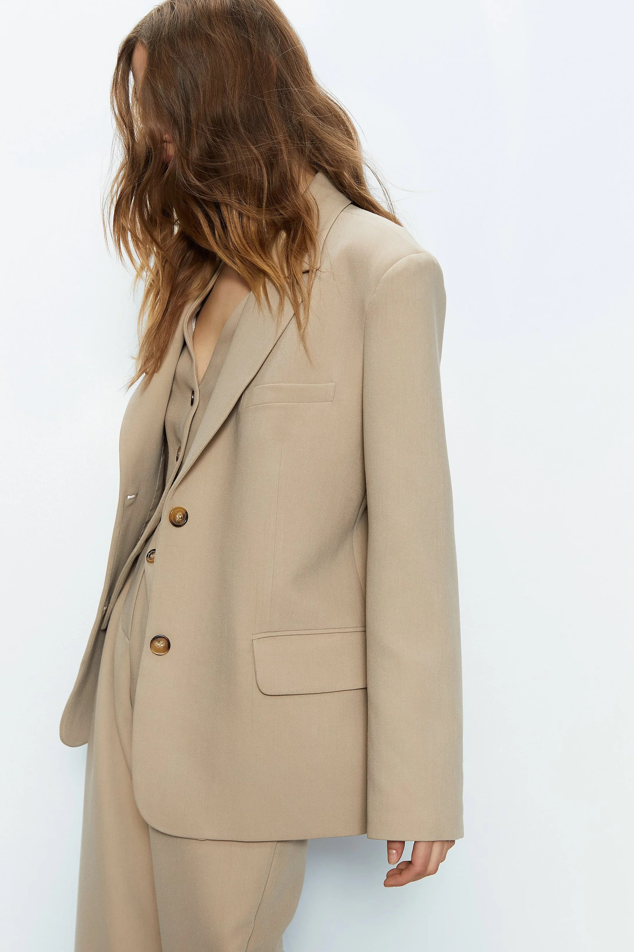Tailored Single Breasted Blazer | Warehouse UK & IE