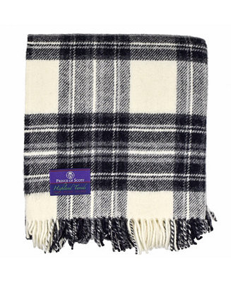 Prince of Scots Tartan Tweed Fluffy Throw, 72" x 59" - Macy's | Macy's