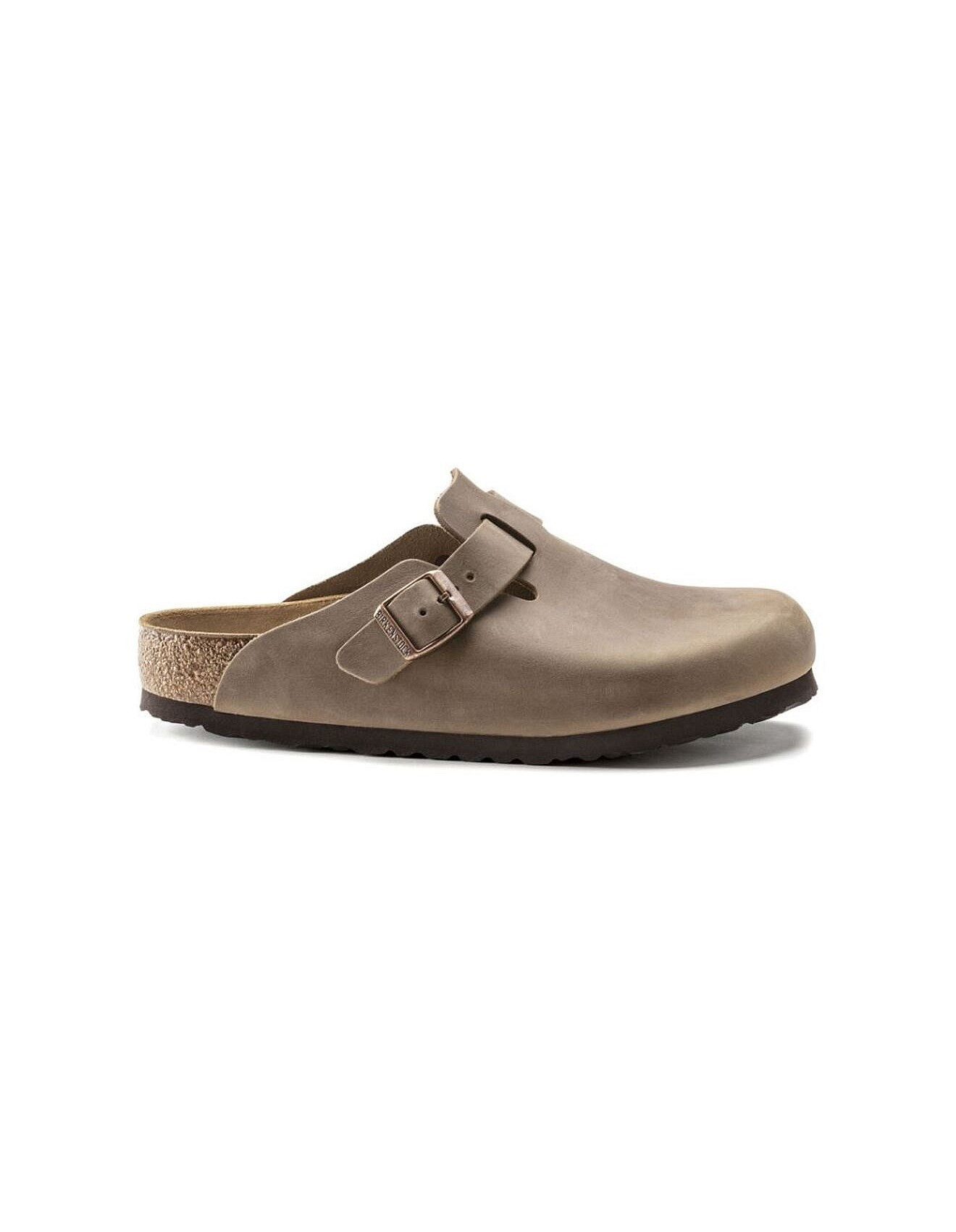WOMEN'S BOSTON OILED REGULAR LEATHER SLIP ON | David Jones (Australia & New Zealand)