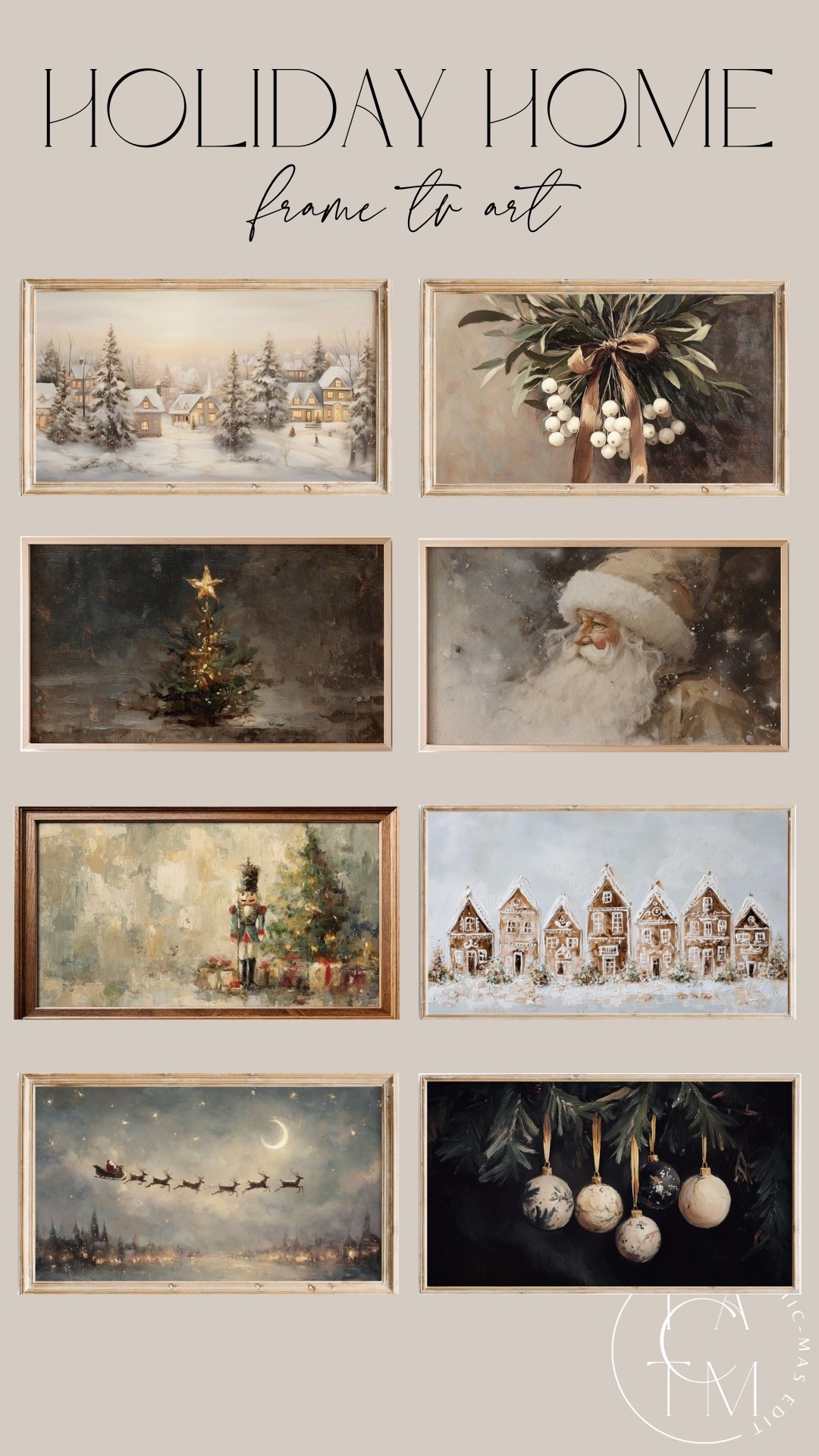Holiday frame tv art! Linked so many pretty Christmas/holiday themed options and all are under $5 + frame tvs on major sale for Black Friday!!

Holiday home decor, frame art, Etsy finds, Christmas decor, living room decor, Ralph Lauren Christmas aesthetic 

#LTKHoliday #LTKSaleAlert #LTKCyberWeek